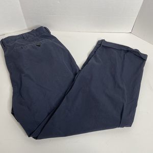 Brooks Brothers 346 Dress Pants, 38X30, Dark Blue, Mens Classic Designer